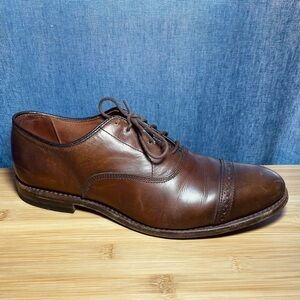 Allen Edmonds Fifth Avenue Cap Toe Oxfords Lace Up Dress Shoes Brown 10D